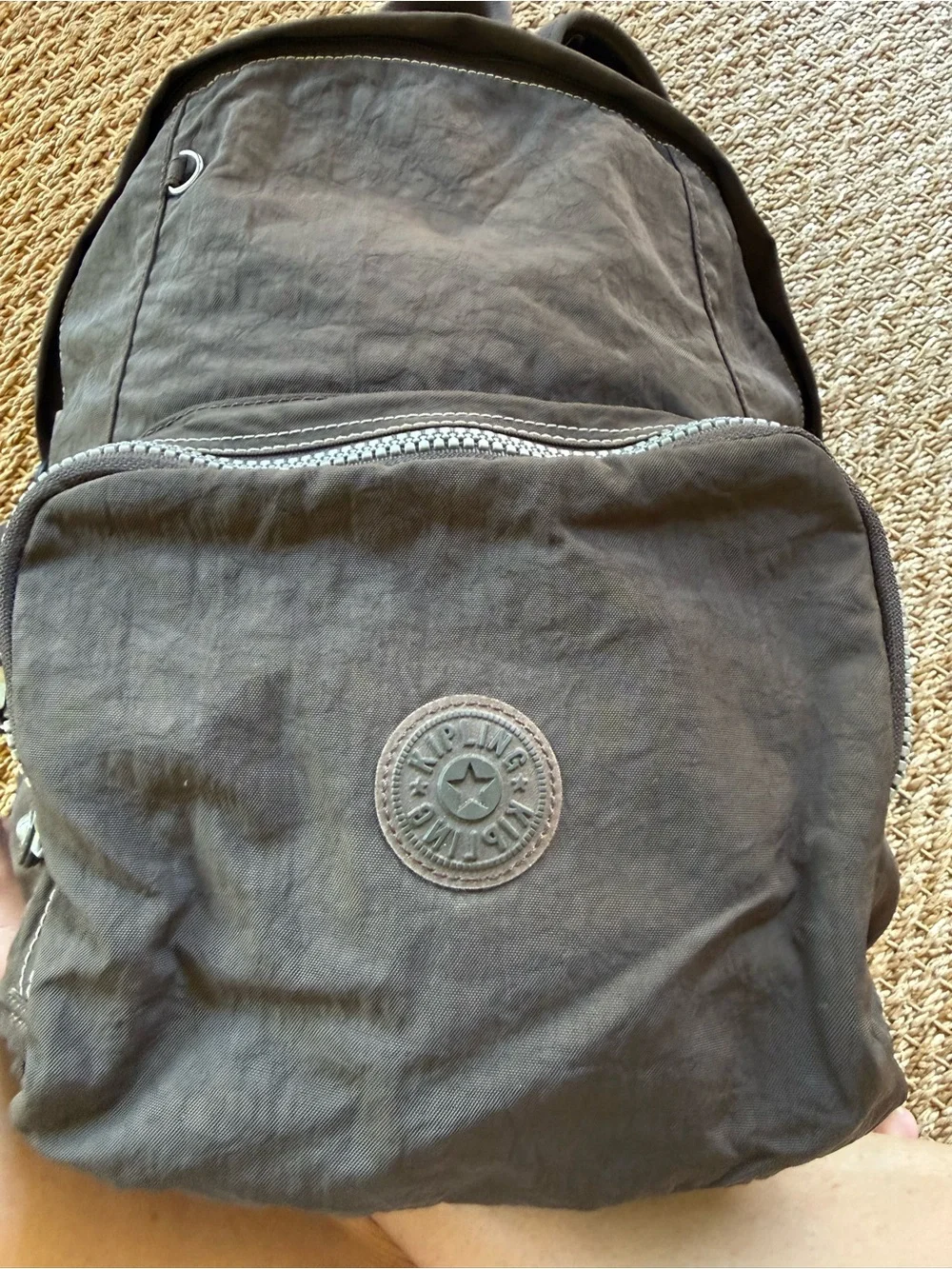 Kipling Backpack/Book Bag, Brown - Picture 5 of 9